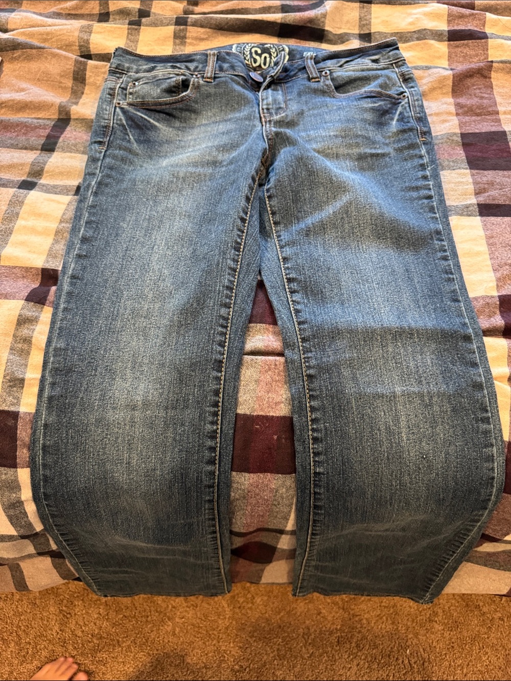 SO Woman’s Classic Blue Denim Jeans - Medium Wash